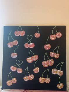 Diy Canvas Art For Bedroom, Art To Make And Sell, Bedazzled Canvas, Bedazzled Painting, Glitter Canvas, Small Canvas Paintings