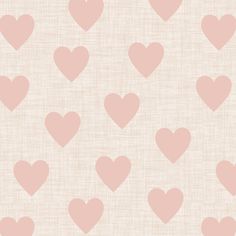 many pink hearts are arranged on a beige background