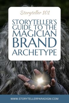 Old man with grey hair holding a ball of light - magician brand archetype at Storyteller Friday Outfit For Work