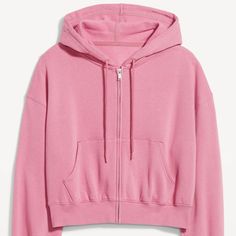 Nwt Old Navy Fleece Full-Zip Hoodie Color: Rose Gold Drawstring Hood Drop-Shoulder Sleeves Full-Length Zipper Hand-Warming Pockets Cozy Fleece 90% Cotton 10% Polyester 95% Cotton And 5% Spandex (Rib-Knit Trim) Machine Wash Cold Imported. Fit & Sizing Relaxed Fit Hits High On Hip Models Wear Sizes S (Size 4), L (Size 12) And Xl (Size 18) Pet And Smoke Free House Pink Athleisure Hooded Jacket With Drawstring, Pink Long Sleeve Sweatshirt With Zipper Closure, Sporty Pink Cotton Hooded Jacket, Pink Long Sleeve Sweatshirt With Zipper, Pink Hooded Jacket With Zipper Closure, Pink Athleisure Hooded Jacket For Fall, Pink Fleece Hooded Jacket With Adjustable Hood, Pink Fleece Hooded Jacket For Streetwear, Pink Sweatshirt With Zipper Closure For Winter