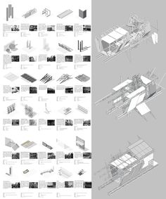 an architectural diagram showing the various parts of a building and how they are used to make it