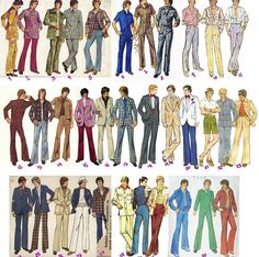 70s Party Outfit Men, 70s Fashion Men Disco, 70s Sketches, Retro Disco Outfit, Disco Outfit Men, 70s Black Fashion, 70s Party Outfit