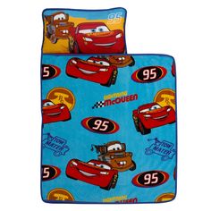 the disney cars bedding set is shown