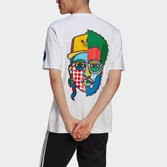 adidas originals Artist Tee Ss Funny Printing Sports Round Neck Short Sleeve White HA4691 (Men's/Gift to Boyfriend) Gift To Boyfriend, Artist Tees, Original Artists, Boyfriend Gifts, Adidas Originals, Mens Gifts, Round Neck, Adidas, Sports