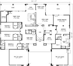 the floor plan for this house