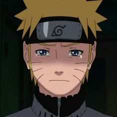 the face of naruto from naruto is shown in this anime image