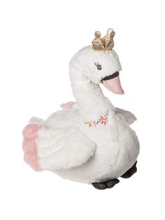 Itsy Glitzy Swan Weston Table Swan Plush, Fabric Wings, Swan Love, Nursery Room Inspiration, Baby Rattle, Swan Lake, Baby Safe, Soft Dolls, New Theme