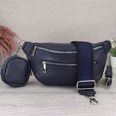 Stylish and practical navy shoulder bag for women, a great gift for your loved ones all year round. a unique gift for Mother's Day, especially for Mother's Day, You can access other colors via the link below. https://www.etsy.com/de/listing/1393924762/bauchtasche-leder-mit-extra-portemonnaie?ref=listings_manager_grid https://www.etsy.com/de-en/listing/1633996391/leather-womens-belly-bag-with-extra?ref=listings_manager_grid Shipping is free for all orders within Germany. You can view and order al Blue Shoulder Bag With Zipper Pouch As Gift, Navy Travel Pouch Bag, Navy Shoulder Bag With Removable Pouch, Navy Crossbody Bag With Removable Pouch, Navy Pouch Bag For Everyday Use, Blue Shoulder Bag With Cell Phone Pocket For Gift, Blue Shoulder Bag With Cell Phone Pocket, Navy Everyday Pouch Bag, Navy Crossbody Shoulder Bag With Removable Pouch