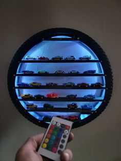 Hotwheel Bedroom, Diy Hot Wheels Storage, Racing Room, Repurposed Tire, Hot Wheels Storage, Unique Kids Toys, Toy Car Storage, Husband Birthday Gift, Hot Wheels Display