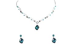 PRICES MAY VARY. Materials: Premium Rhinestone crystals Color: Malibu blue, teal Type: Necklace Earrings Set/Jewelry set Copper: Imitation platinum plated Size: Necklace is 16.5"--20" in length. Center part is 0.75" X 0.75". Earrings: pierced style(posts are made with sterling silver, safe for Sensitive Ears. If the posts bent Please adjust it straight back and that will be fine.) 1" x 0.75" . Up for sale is this gorgeous necklace and earrings set with sparkling Premium Rhinestone crystals. Good Elegant Turquoise Jewelry With Rhinestones, Blue Rhinestone Jewelry Sets For Gift, Malibu Blue, Center Part, Bride Hair Accessories, Swarovski Necklace, Set Jewelry, Women's Jewelry Sets, Summer Inspo