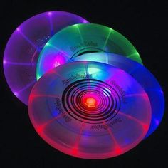 LED Light Up Glowing Frisbees - Multi Color 3 Pcs Per Pack - Party Glowz Beach Bonfire Wedding, Useless Inventions, Special Needs Activities, Donut Graphic, Bonfire Wedding, Frisbee Games, Funny Bf, Crazy Inventions, Chirstmas Gifts