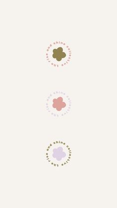 Modern and feminine brand design for playful business collective. Modern branding design with boho shapes. Abstract shapes and playful colours. Boho Shapes, Brand Design Inspiration, Timeless Logo Design, Modern Branding Design, Logos Vintage, Feminine Brand, Identity Design Inspiration, Flower Branding, Flower Logo Design