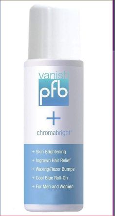 PFB Vanish Razor Bump Stopper Skin Care Treatment with Chromabright Dark Spot Remover, Roll On Formula Treats Ingrown Hairs and Razor Burns - 93g >> Click on the image for additional details. (This is an affiliate link) Pfb Vanish Chromabright, Razor Bumps Remedy, Waxing Vs Shaving, Pfb Vanish, Natural Hair Removal Remedies, Razor Bump, Treat Ingrown Hair, Dark Spot Remover, Shaving Tips