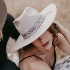 The Maldives Moon Felt Fedora Hat is where new meets classic. This rancher style hat is the perfect piece for your adventures in the outdoors. Featuring a unique geometric-pattern band with rope detailing and wide brim, this fedora will highlight your looks in the sun and the moonlight. #hats #fedorahats #ahm #americanhatmakers #wanderlustcollection Fedora Hats For Women, Womens Fedora Hat, American Hat Makers, American Hat, Outback Hat, Womens Fedora, Fedora Hat Women, Fedora Hats, Wide Brim Fedora