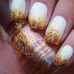 i have these colors and i am definitely going to do this! Fall Munchies, Fingernails Designs, Fingernail Ideas, Fingernail Art, Thanksgiving Nail Art, Unghie Nail Art, Fingernail Designs, Goodbye Summer, Halloween 2014