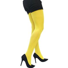 Bright Yellow Tights Opaque 40 Deniers. From Small Sizes To Plus Size Tights. Composition: 91% Nylon, 9% Elastane Made In Italy Over The Knee Party Tights, Party Over-the-knee Tight Tights, Spring Over-the-knee Hosiery, Fitted Over-the-knee Spring Hosiery, Trendy Stretch Thigh High Hosiery, Trendy Stretch Thigh-high Hosiery, Trendy Solid Thigh High Tights, Trendy Thigh-high Stretch Hosiery, Trendy Solid Color Thigh High Tights