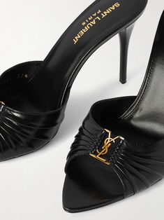 Saint Laurent Heels, Shoes Wishlist, Hak Tinggi, Saint Laurent Vintage, Ysl Shoes, Lace Heels, Stunning Shoes, Powerful Art