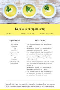 a recipe for delicious pumpkin soup