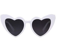 These chic and adorable white heart sunglasses are perfect for game day & statement making! Pair them with your favorite outfit for an amazing accessorized look, they pair beautifully with everything! Grey Lens White Heart Glasses, White Heart Sunglasses, Sunglasses White, Heart Glasses, Cute Sunglasses, White Sunglasses, Heart Shaped Sunglasses, Cute Nike Shoes, Heart Sunglasses