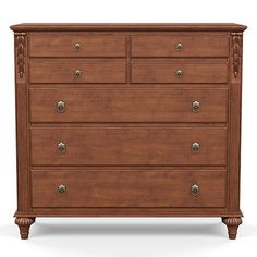 the chest of drawers is made of wood