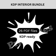 the kdp interior bundle includes 26 print files