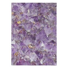 "Amethyst Hardcover Journal **Please verify you have the correct size & shipping address BEFORE placing order** This image is a photograph of Amethyst Crystal Amethyst is a healing stone and helps with the following: ♥ Increases nobility ♥ Spiritual awareness ♥ Psychic abilities ♥ Inner peace and healing ♥ Healing of body, mind & soul ♥ Positive transformation ♥ Meditation ♥ Balance ♥ Relieves stress ♥ Communication Hardcover Journal ♥ Available in Two Sizes: Small - 5.75\"x8\" & Lar Quartz Countertops Colors, Countertop Colours, Johor Bahru, Crystal Geode, Queen Mother, Pretty Purple, Amethyst Gem, Cheap Gifts, Spiritual Awareness