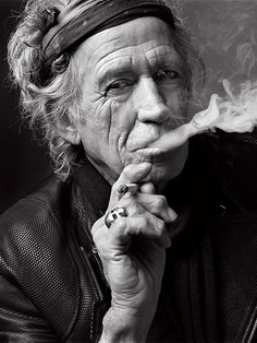 Credit: Mark Seliger/ Beetles + Huxley  Keith Richards, New York City, 2011Shot for GQ UK magazine Mark Seliger, Mötley Crüe, Black And White Portraits, 인물 사진, Famous Faces, Beetles, Cultura Pop