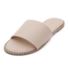 PRICES MAY VARY. Simple Design: These women’s flat sandals feature one band design and a wide open toe that is suitable for different foot shapes. Comfortable: These slide flat sandals come with padded memory foam insole, Cushioned for comfort & all-day support, especially for long summer days. Easy on and off: slip on flat sandals can be taken on and off effortlessly. Rich colors offer more options, adding different colors to your summer Non-Slip Outsole: High-quality and durable TPR outsole, will greatly enhance your traction, grip, and stability, great for relaxing on the beach or walking around town. Various Occasions: these slides sandals go with skirt,pants of any colors and styles. Suitable for walking, shopping, party, travel, holiday and any other daily. Carlena This lightweight f Slippers For Summer, Womens Flat Sandals, Slip On Slippers, Fashion Slides, Dressy Sandals, Shopping Party, Comfortable Slippers, Band Design, Slides Sandals