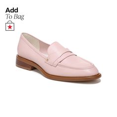 in stock Pink Loafers, Leather Industry, Loafers Online, Sneaker Dress Shoes, Franco Sarto, Penny Loafers, Black Faux Leather, Loafers For Women, Womens Flats