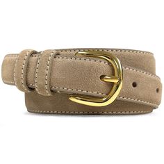 PRICES MAY VARY. Made from High-quality 100% full genuine suede leather belt 1"(25mm) wide. Classic Design gold color finish buckle. Buckle material: Zinc. A great casual dress belt perfect for work, business, sport, and outdoor. Occasions - The belt fits uniform, work, pants, jeans, and casual daily wear in formal or informal places. How we measure our belts: (Not include the buckle) Measure size from the beginning of the leather on the buckle side to the center hole. How to order the correct s Amazon Belts, Everyday Brown Belt Buckles With Belt Included, Womens Brown Leather Belt, Brown Belt Womens, Chic Brown Belt With Buckle Closure, Brown Suade Belts, Cowboy Crafts, Work Belt, Womens Leather Belt