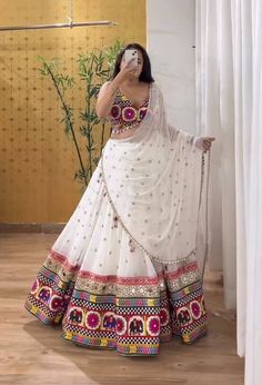 Instagram$Facebook Follow Us :- @jayamarfab Navaratri Special Black and White Lengha Choli Designer Festival Collection For Women and Girls We Make Wedding Lehengas, Indian Lehenga, Bridal Lehenga, Designer Lehenga, South Indian Dresses, Lengha Choli, Chaniya Choli, Lancha, Semistitched Lehenga, Bridesmaid Lehengas, Sabyasachis Lehengas, Floral Skirts, Punjabi Lehengas, Ethnic Lehengas, Indo-western Outfits, Indian Outfits, Bollywood lehengas. Importance note: we will not make any changes in leh Luxury Chikankari Traditional Wear For Navratri, Luxury White Choli For Navratri, Luxury Floor-length Lehenga For Navratri, Luxury Women's Choli For Navratri, Luxury Hand Embellished Choli For Navratri, Luxury Off-white Traditional Wear For Navratri, Cheap Embroidered Saree For Navratri, Luxury Self Design Saree For Navratri, Luxury Unstitched Traditional Wear For Navratri