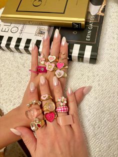 You have been looking for style to show off this summer😎now you have finally found it! Hit the beach 🏖 in style with these Pink CUTE CHUNKY RINGS. Details: *Quantity: 18 pcs *Size: from US 6.5 - US 8 If you have any questions regarding your order, please do not hesitate to contact us. We have new items being added so always come back to check us out. Thanks for stopping by. Trendy Party Crystal Ring, Trendy Rings For Valentine's Day Party, Trendy Party Rings For Valentine's Day, Trendy White Crystal Promise Ring, Trendy Party Rings With Heart Shape, Trendy Midi Rings For Party, Trendy Pink Heart Promise Ring, Trendy Open Ring For Summer, Cute Pink Rings For Parties