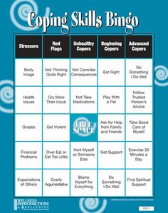 Coping Skills Bingo Coping Skills Bingo, Therapeutic Recreation, Recreation Therapy, Therapy Games, School Social Work, Therapeutic Activities, Counseling Activities, Child Therapy, Therapy Counseling