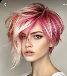 Lowlights Hair Color, Lowlights Hair, Haircut And Color, Short Hair Color, Penteado Cabelo Curto, Short Hair Styles Pixie