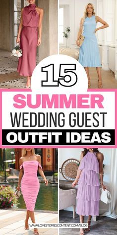 the top 15 summer wedding guest outfits