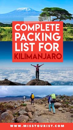 the complete packing list for kilimanjaro