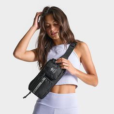 adidas Originals Rectangle Crossbody Bag | Finish Line Running Sandals, Back To School Essentials, Dunks Nike, Mens Back, Girl's Back, New Balance Women, Newest Jordans, Jd Sports, Finish Line