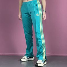 Adidas Originals Vintage Women's Track Pants - Size XS Green Sport Pants 3 Strip | eBay Track Pants Women, Active Wear Pants, Sport Pants, Used Clothing, Track Pants, Adidas Originals, Vintage Ladies, Active Wear, Track