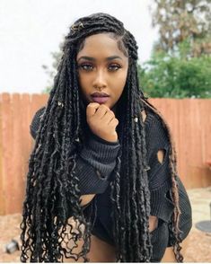 Goddess Locks, African American Women Hairstyles, Honey Hair Mask, Corn Rows, New Natural Hairstyles, Locs Styles, Faux Hair, Marley Hair, American Hairstyles