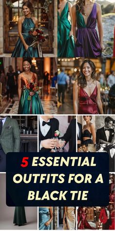 5 essential outfits for a black tie