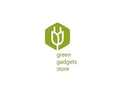 the logo for green gadgets store