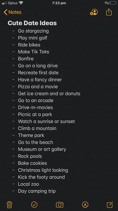 Bucket List Ideas With Boyfriend, Dates To Do With Your Boyfriend, To Do List Boyfriend, Things To Do At Night With Boyfriend, Date Ideas Aesthetic List, Cute Dates To Go On, Cute Couple Activities Things To Do, Date Idea List, Fun Ideas To Do With Boyfriend