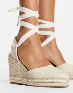 Shoes.by.Schuh.Summer, styled.Tie-leg fastening.Pointed toe.Rope midsole.High wedge heel.Product Code: 126474437 Spring Lace-up Espadrille Wedge Sandals, Summer Platform Lace-up Espadrilles, Summer Lace-up Platform Espadrilles, Lace-up Wedge Sandals For Summer, Lace-up Espadrille Wedge Sandals For Summer, Summer Lace-up Espadrille Wedge Sandals, Lace-up Espadrille Platform Heels, Lace-up Platform Heels In Espadrille, Lace-up Platform Heels In Espadrille Material