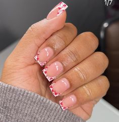 Beginner Nail Designs, Square Gel Nails, Gel Nails French, Stylish Tips, Builder Gel Nails, Square Nail, Square Nail Designs, Nail Designs Valentines, Girly Acrylic Nails