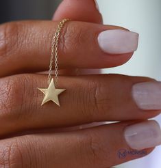 Elegant Star-shaped Jewelry For Valentine's Day, Elegant Star-shaped Valentine's Day Jewelry, Gold Star Jewelry For Mother's Day, Gold Star-shaped Jewelry For Mother's Day, Dainty Star Necklace For Anniversary, Dainty Star-shaped Necklace For Anniversary, Dainty Star-shaped Anniversary Necklaces, Gold Jewelry With Star Charm For Birthday Gift, Gold Star Charm Jewelry For Birthday Gift