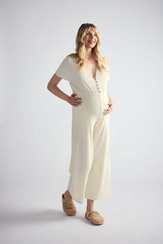 Soft as your favorite sweats but styled to turn heads, the Colette Jumpsuit is your new daytime essential. Perfect for days when you refuse to choose between cute and comfy, this jumpsuit is your ultimate go-to. Coord Sets, Vacation Looks, Comfy Casual, Maternity Clothes, Best Sellers, Work Wear, Special Occasion, Dress Outfits, Jumpsuit