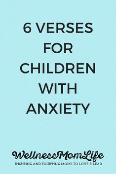 6 Verses for Children with Anxiety - If your child has ever struggled with anxiety, here's some verses that can help! Memorizing Scripture can be incredibly powerful for kids in this situation. Memorizing Scripture, Quotes Bible Verses, Children Quotes, Bible Verses For Kids, Quotes Bible, Christian Parenting, Helping Children, Bible For Kids, Coping Skills