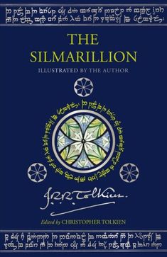 the simarillon illustrated by the author, with an image of a flower