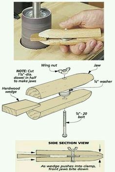 the instructions for how to make a wooden plane