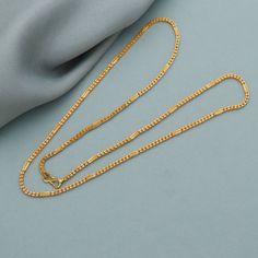 Genuine 22K Yellow Gold New Rope Chain Necklace 24.5" 2.5 mm, 916 Made In India | eBay Baby Chain Designs Gold, Baby Chains Gold, Simple Chain Designs Gold, Neck Chains Gold Simple, Thali Chain Designs Gold Latest, Chain Designs Gold Women, Gold Chain Design For Men, Chains For Men Gold, Mens Chain Designs